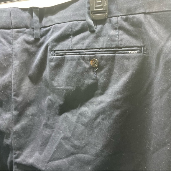 Polo Ralph Lauren Stretch Straight Fit Pants Men’s 42/30 Navy Casual Preppy 2734 - Picture 8 of 9